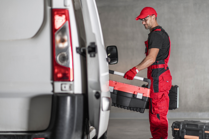 parking garage maintenance worker