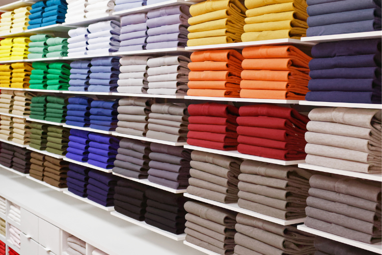 Broad range of colors for uniform apparel