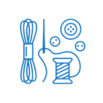 Customization sewing icon