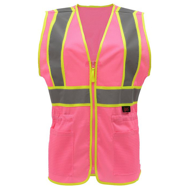 GSS Class 2 Hi Vis Pink Ladies Vest