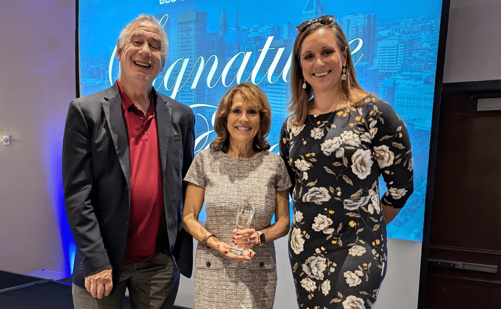 Jeff, Elise, and Jen at the 2024 Torch Awards